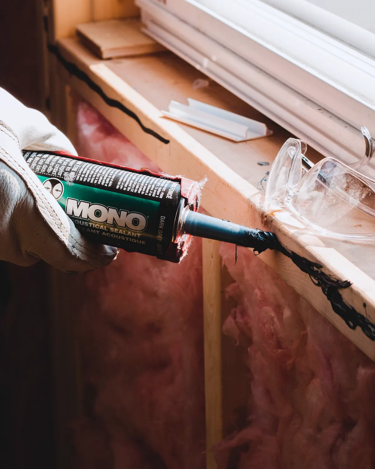Envelope drawings, insulation, waterproofing membranes, sealants, and drainage materials