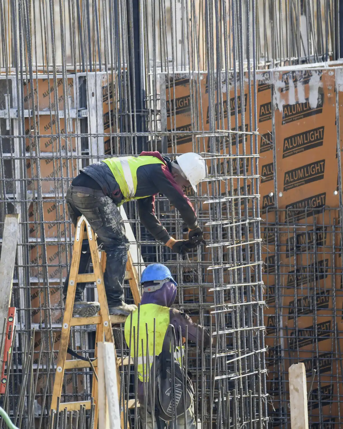 Rebar drawings, bar schedule, couplers, chairs, and reinforcement quantities
